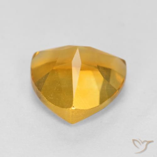 Citrino Naranja dorado natural de 1.16 ct, Trillón, VS