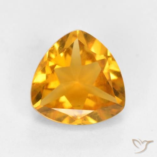 1.09ct Natural Dorado naranja Citrino, Trillón, VS
