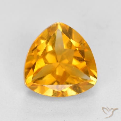 1.16ct Natural Naranja medio Citrino, Trillón, VS