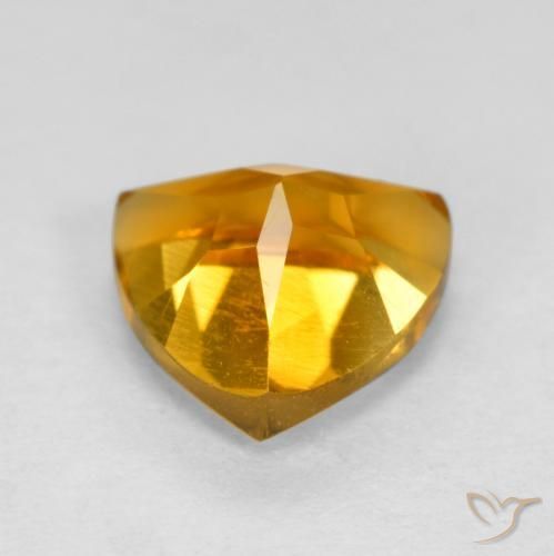 Citrino Dorado naranja natural de 1.16 ct, Trillón, VVS-VS