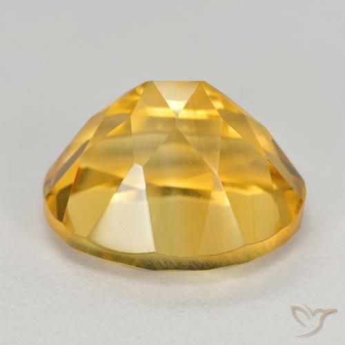 Citrino Naranja dorado natural de 4.11 ct, Ovalada, VVS-VS