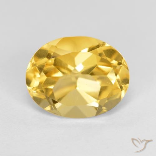 3.28ct Natural Oro Citrino, Ovalada, VVS-VS