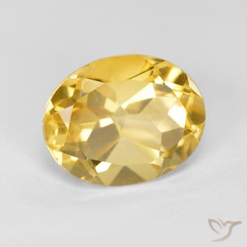 Citrino Oro natural de 3.28 ct, Ovalada, VVS-VS