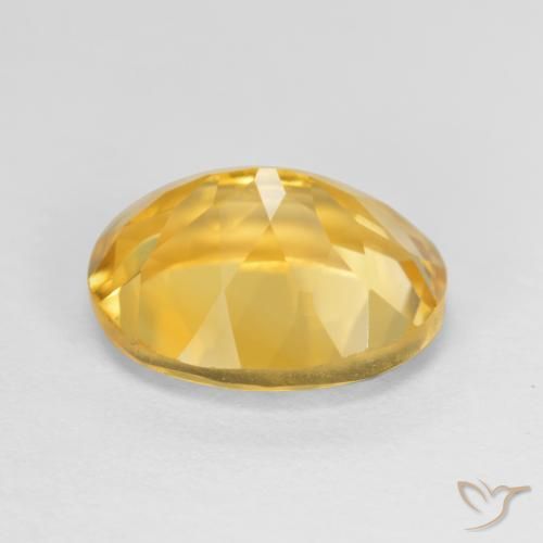 Citrino Naranja dorado natural de 3.51 ct, Ovalada, VVS-VS