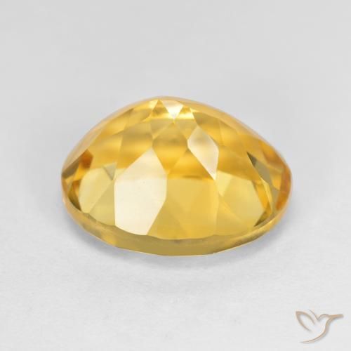 Citrino Naranja dorado natural de 3.97 ct, Ovalada, VVS