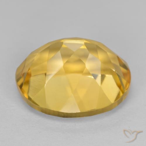 Citrino Naranja dorado natural de 3.66 ct, Ovalada, VVS
