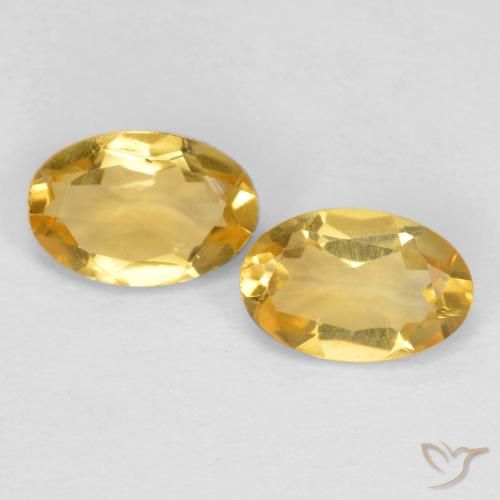 0.74ctw Natural Oro Citrino, Ovalada, VS