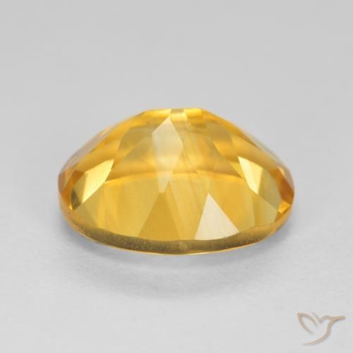 Citrino Dorado oscuro natural de 3.50 ct, Ovalada, VVS-VS