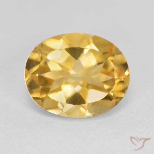 3.38ct Natural Oro Citrino, Ovalada, VVS-VS