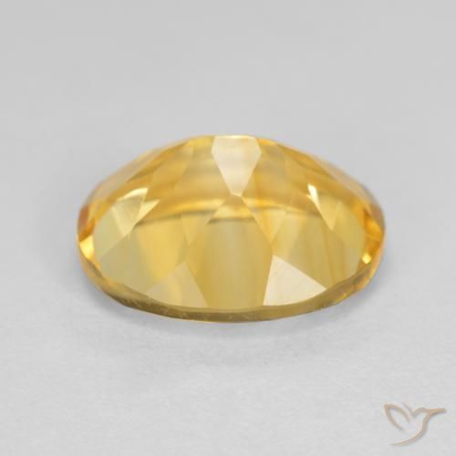 Citrino Oro natural de 3.38 ct, Ovalada, VVS-VS