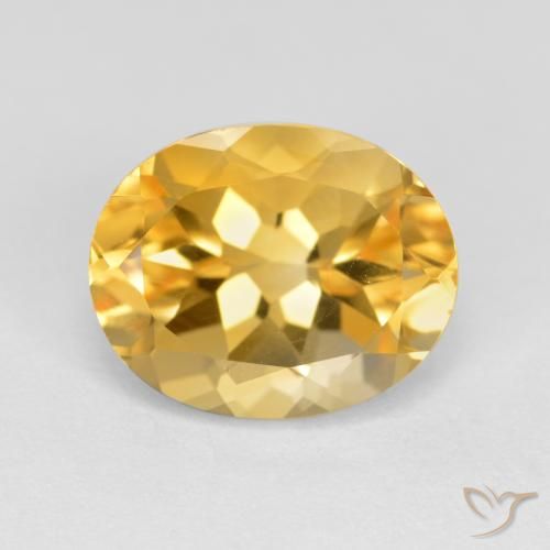 3.74ct Natural Oro Citrino, Ovalada, VVS-VS
