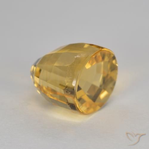 Citrino Dorado claro natural de 2.95 ct, Elegante, VVS-VS