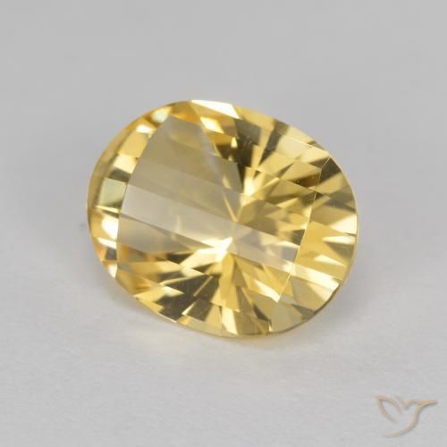Citrino Dorado natural de 2.36 ct, Ovalada, VVS