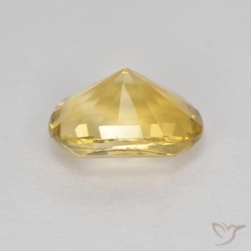 Citrino Amarillo dorado natural de 2.39 ct, Ovalada, VVS