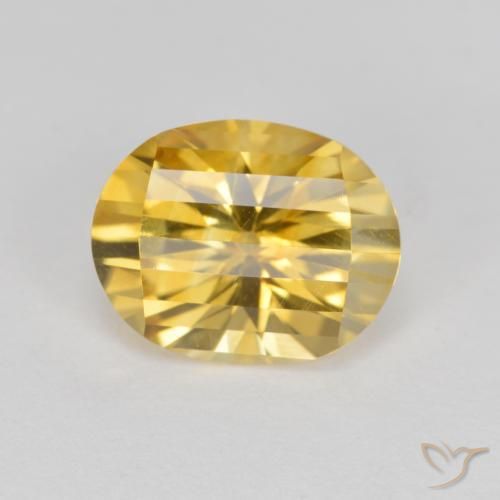 2.42ct Natural Dorado Citrino, Ovalada, VVS