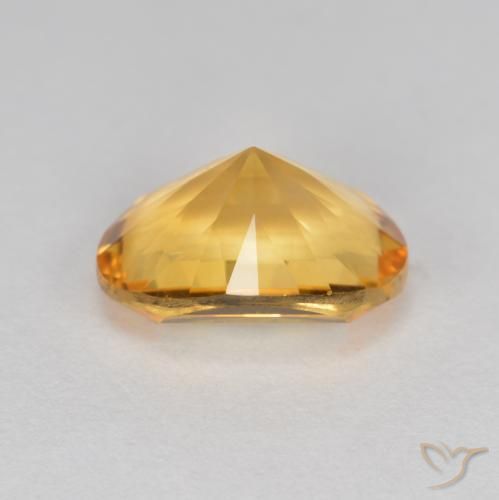 Citrino Naranja dorado natural de 2.53 ct, Ovalada, VVS