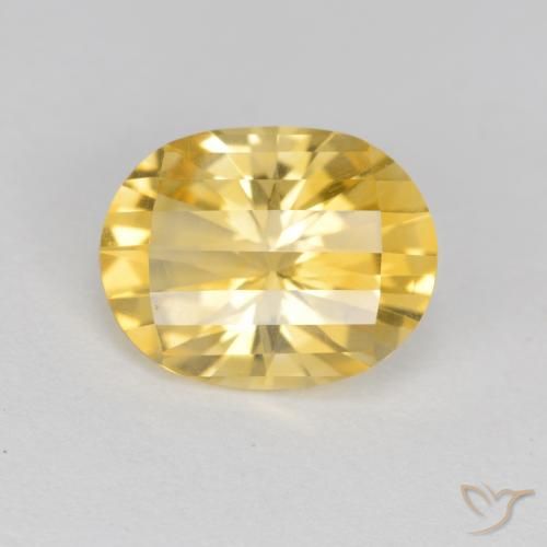 2.22ct Natural Oro Citrino, Ovalada, VVS