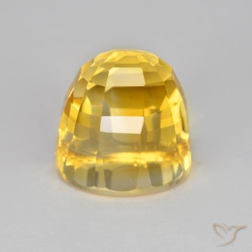 Citrino Dorado natural de 3.06 ct, Elegante, VVS-VS