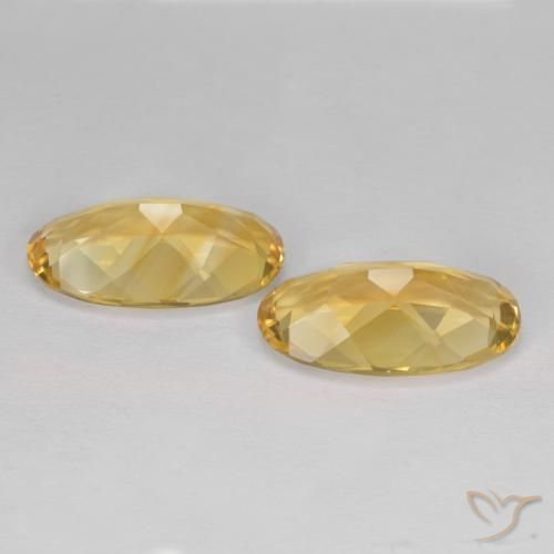 Gemas de Citrino Oro natural de 6.83 ct, Ovalada, VVS