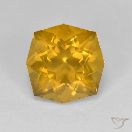 3.72ct Natural Naranja dorado Citrino, Elegante, VVS-VS