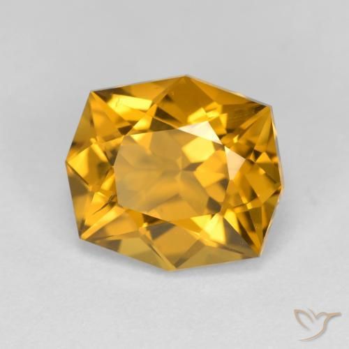 Citrino Oro natural de 3.34 ct, Elegante, VS