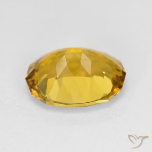 Citrino Dorado medio natural de 4.37 ct, Elegante, VS