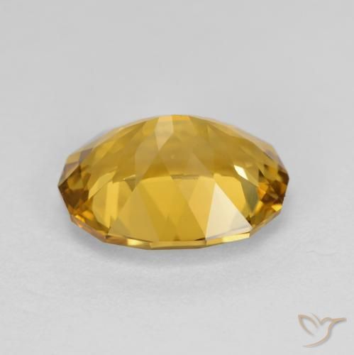 Citrino Dorado marrón natural de 4.10 ct, Elegante, VVS