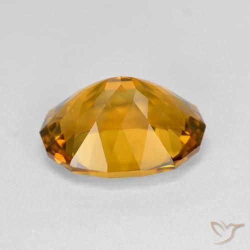 Citrino Marrón-oro natural de 4.59 ct, Elegante, VVS
