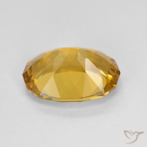 Citrino Naranja dorado natural de 3.37 ct, Elegante, VVS