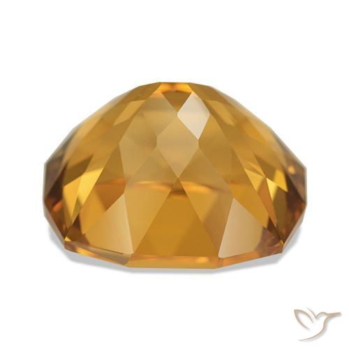 Citrino Medium Dark-Golden natural de 8.26 ct, Elegante, VVS