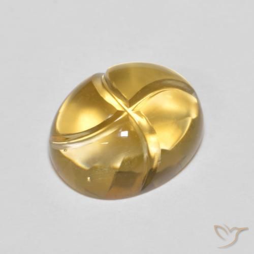 Citrino Dorado natural de 2.76 ct, Ovalada, Transparente