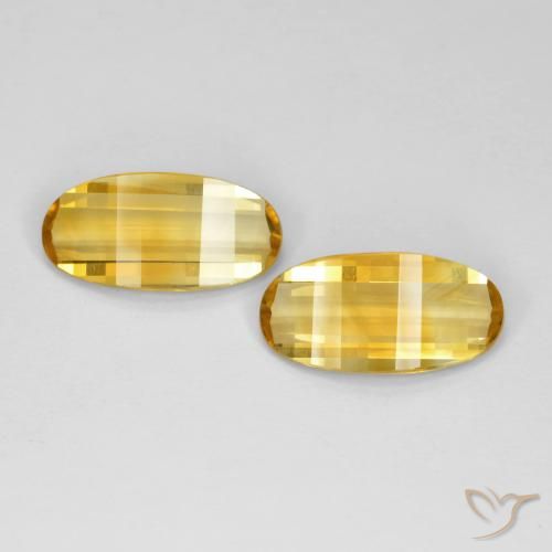 Gemas de Citrino Dorado natural de 4.76 ct, Elegante, VVS-VS
