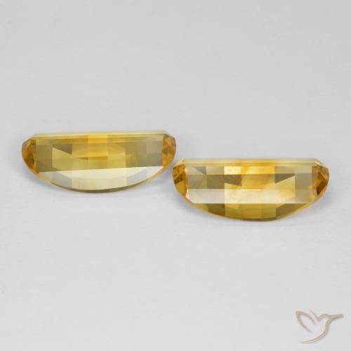 Gemas de Citrino Dorado natural de 4.76 ct, Elegante, VVS-VS