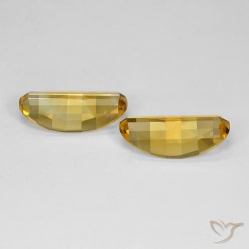 Gemas de Citrino Dorado natural de 4.54 ct, Elegante, VVS-VS