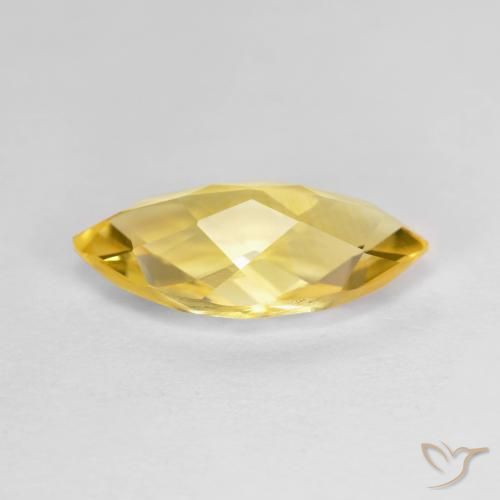 Citrino Dorado natural de 2.84 ct, Marquesa, VVS-VS