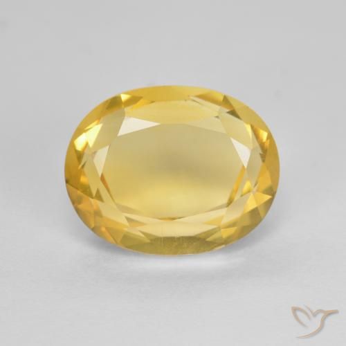 2.80ct Natural Dorado medio Citrino, Ovalada, VVS-VS