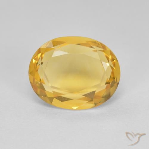 2.62ct Natural Dorado Citrino, Ovalada, VVS-VS