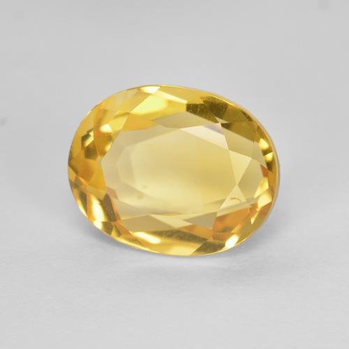 Citrino Dorado natural de 2.68 ct, Ovalada, VVS-VS