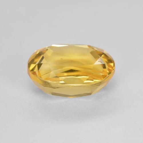 Citrino Dorado natural de 2.68 ct, Ovalada, VVS-VS