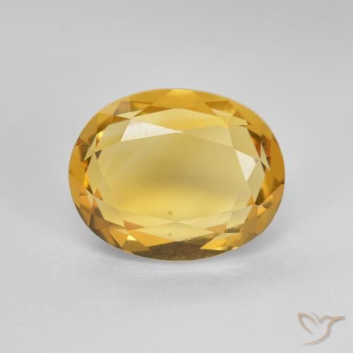 2.67ct Natural Dorado claro Citrino, Ovalada, VVS-VS