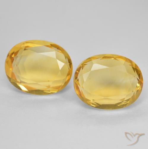 5.56ctw Natural Dorado Citrino, Ovalada, VVS-VS