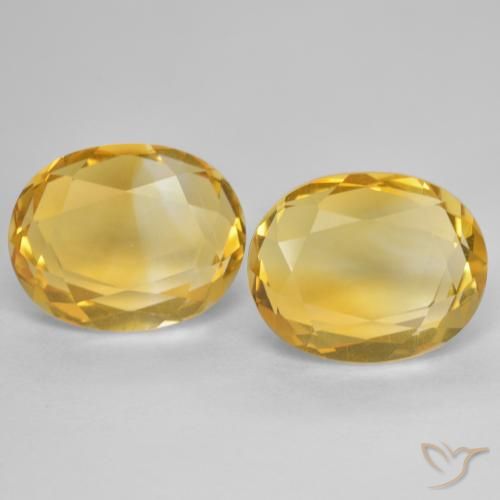 5.69ctw Natural Dorado Citrino, Ovalada, VVS-VS