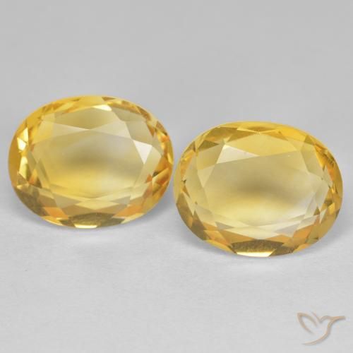 5.55ctw Natural Oro Citrino, Ovalada, VVS-VS