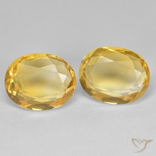 Gemas de Citrino Oro natural de 5.55 ct, Ovalada, VVS-VS