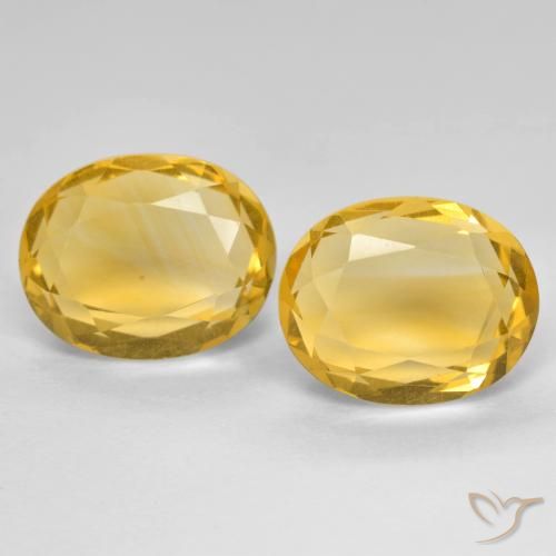5.68ctw Natural Dorado intenso Citrino, Ovalada, VVS-VS