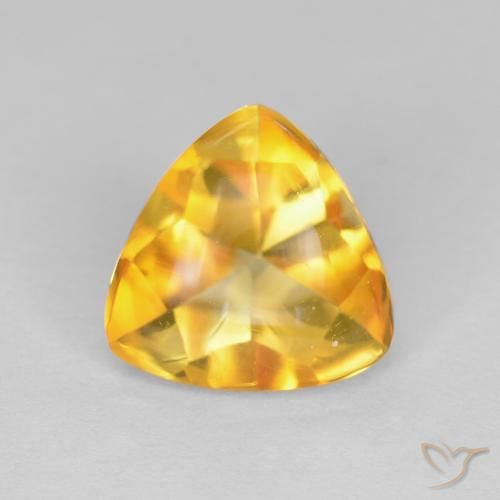1.64ct Natural Dorado medio Citrino, Trillón, Transparente