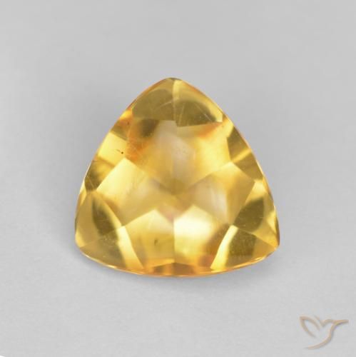 1.48ct Natural Dorado Citrino, Trillón, Transparente