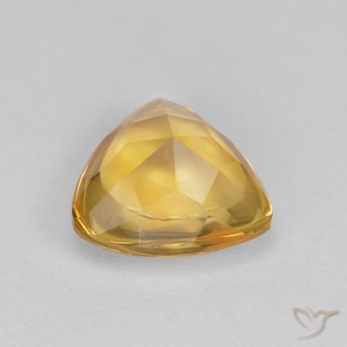 Citrino Dorado natural de 1.48 ct, Trillón, Transparente