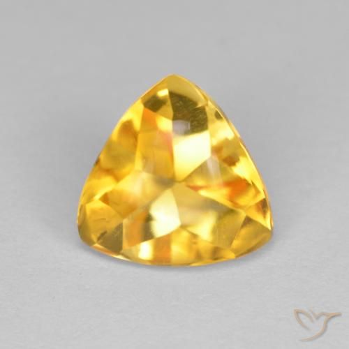 1.72ct Natural Dorado medio Citrino, Trillón, Transparente