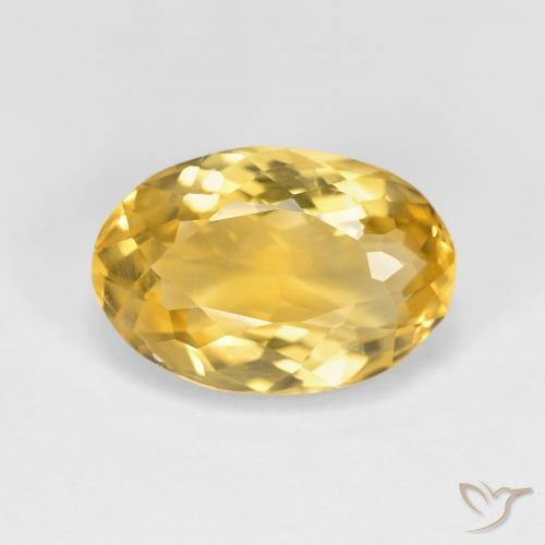 4.03ct Natural Dorado Citrino, Ovalada, VS